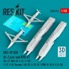 RESKIT RS48-0516 GBU-39 SDB (8 pcs) and BRU-61 (2 pcs) (Su-27, MiG-29, F-16, F-15E, F-22, F-35, Tornado, JAS-39, A-10, AC-130W, B-1B, B-2, B-52) (3D Printed) (1/48)